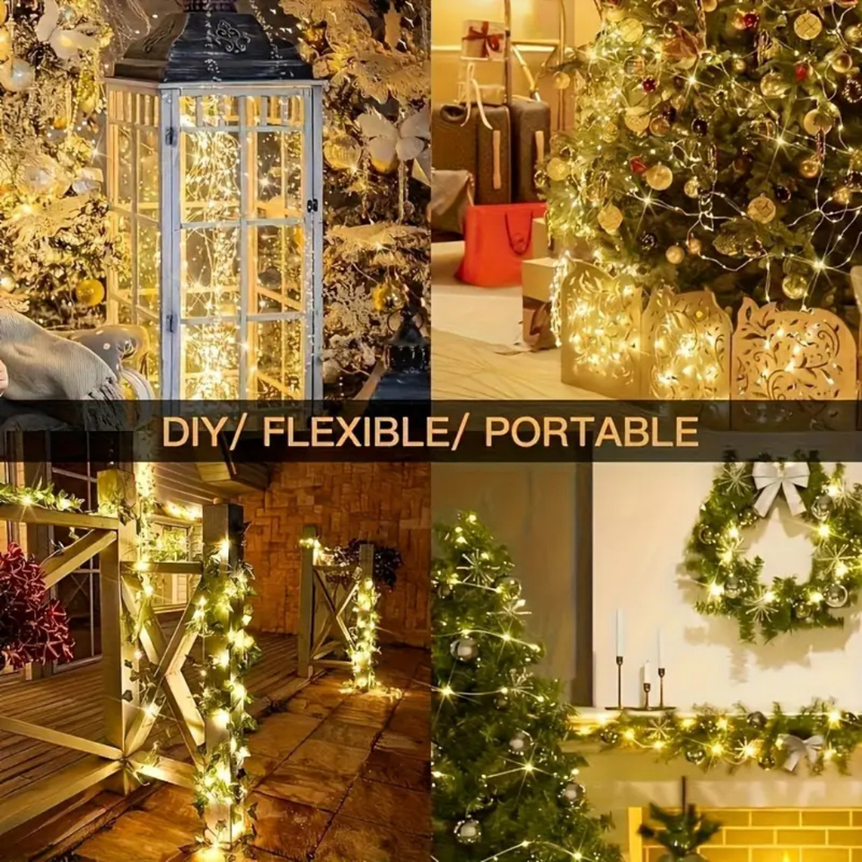 🎄 ¡Haz Brillar tu Navidad con las Luces Smart LED! ✨ Controla la Magia desde tu Móvil