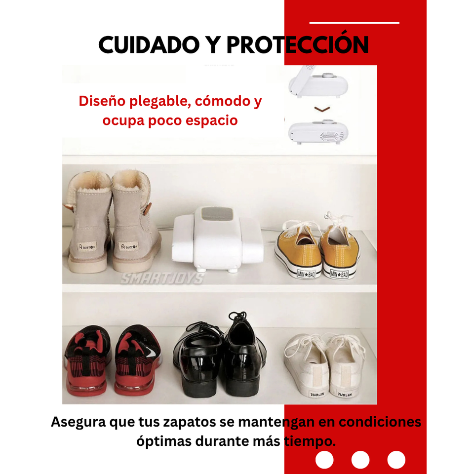 Secador Eléctrico Premium Antibacteriano Para Zapatos Y Zapatillas.